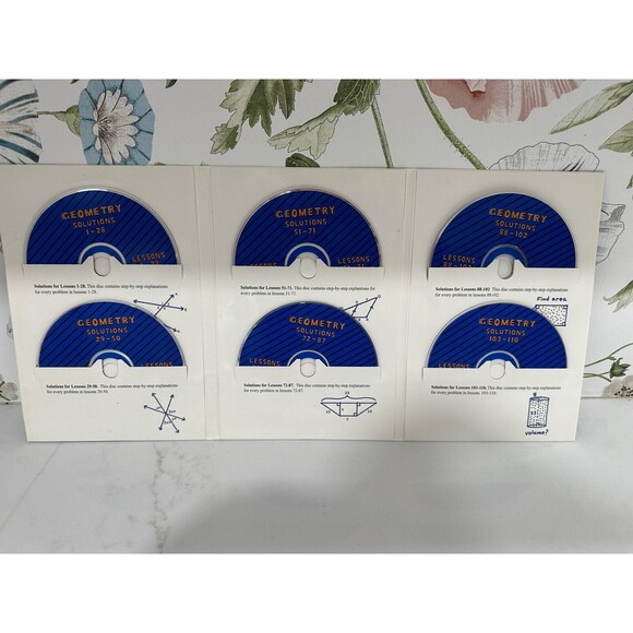 Teaching Textbook Geometry Answer Key &‎ Test Bank, Solutions CD Author Sabouri - Picture 4 of 10